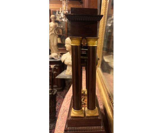 DARS671 - Orologio a ponte Carlo X, epoca '800, misure cm L 22 x H 44 x P 13