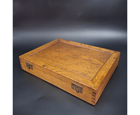 Antico set di lenti di prova da ottico, Emil Bush, circa 1900. 