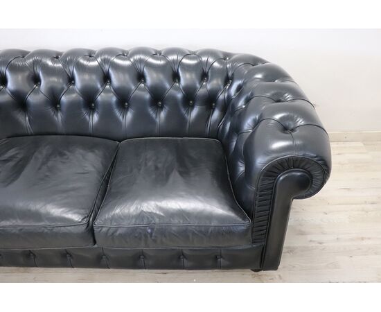 Salotto in pelle stile Chesterfield PREZZO TRATTABILE