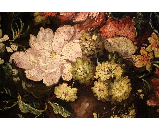 "Natura morta di fiori e frutta"