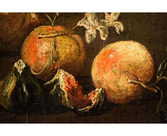 "Natura morta di fiori e frutta"