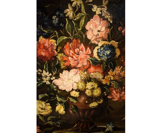 "Natura morta di fiori e frutta"