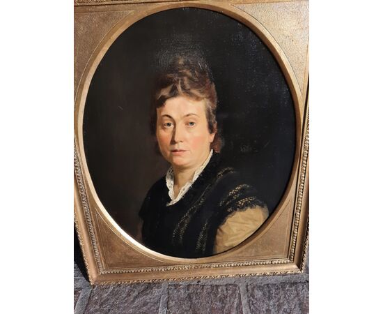 Ritratto di signora borghese cm. 61 x 74
