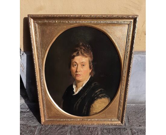 Ritratto di signora borghese cm. 61 x 74