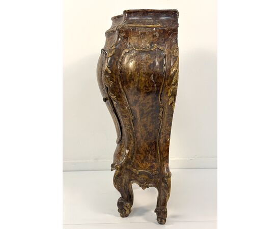Comodino in legno laccato, Venezia, XIX secolo