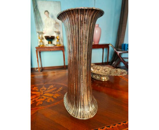 Bellissimo vaso in argento sterling, Pradella Milano