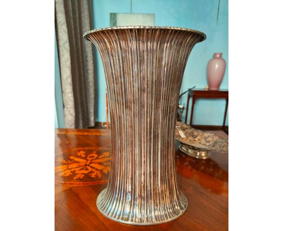 Bellissimo vaso in argento sterling, Pradella Milano