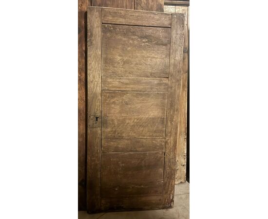 PTIR363 - Porta in noce scolpita, epoca '700, misure cm L 80 x H 175 x P 3,5