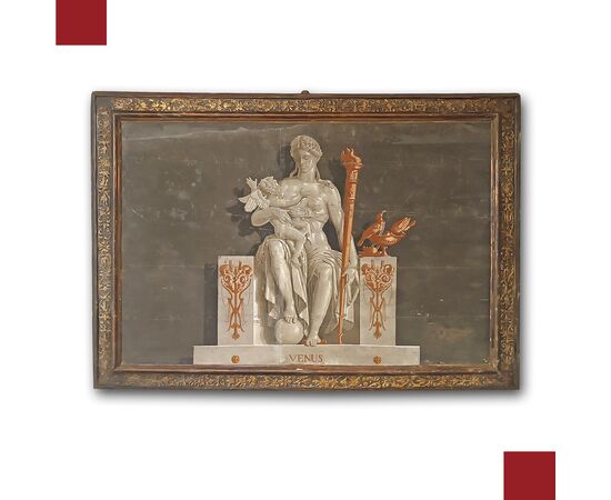 PAPIER PEINT NEOCLASSICO CON VENERE SECONDA META’ XVIII SECOLO 