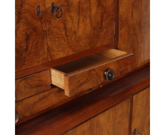 Mobile Credenza Decò in Radica Anni 40