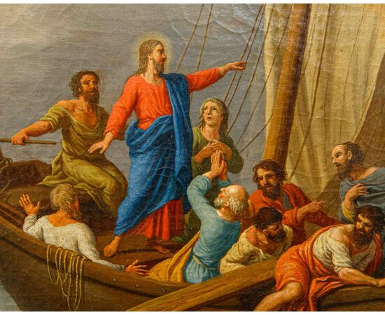 Adrien Manglard (Lione, 1695 – Roma, 1760), La vocazione dei Santi Pietro e Andrea – Cristo e i discepoli sul Lago di Tiberiade