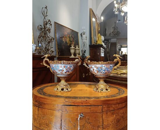 COPPIA DI COPPE IMARI PRIMI XIX SECOLO 