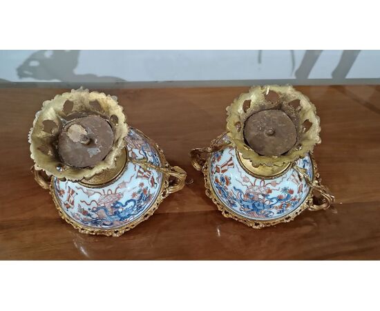 COPPIA DI COPPE IMARI PRIMI XIX SECOLO 