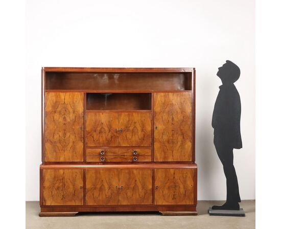 Mobile Credenza Decò in Radica Anni 40