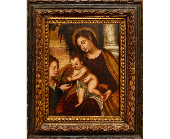 Polidoro de’ Renzi, detto Polidoro da Lanciano (Lanciano, 1515 circa – Venezia, 1565), Sposalizio mistico di Santa Caterina