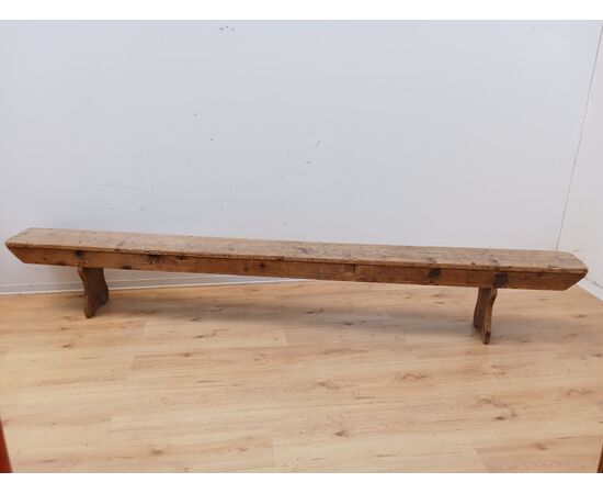 Grande panca rustica 3 mt -in abete-arte povera-fine '800