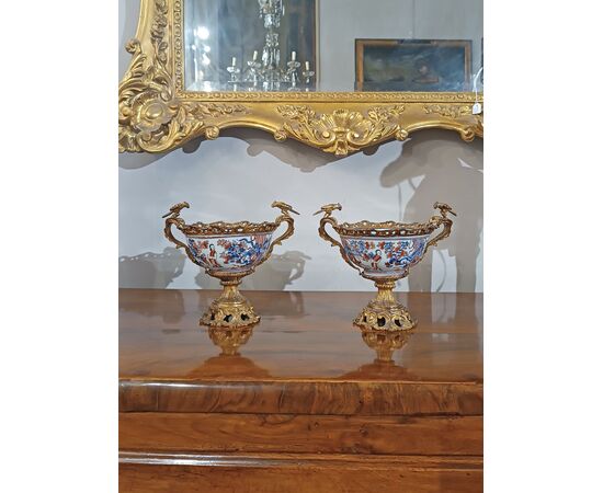 COPPIA DI COPPE IMARI PRIMI XIX SECOLO 