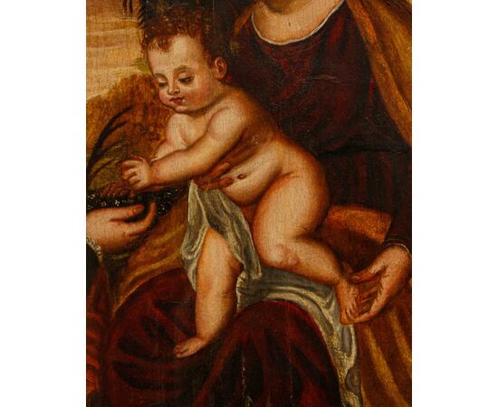Polidoro de’ Renzi, detto Polidoro da Lanciano (Lanciano, 1515 circa – Venezia, 1565), Sposalizio mistico di Santa Caterina