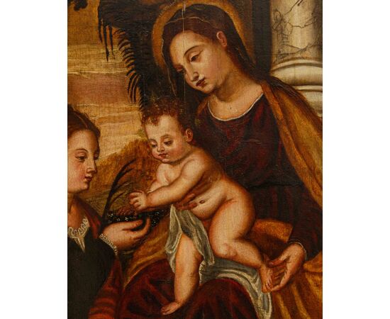 Polidoro de’ Renzi, detto Polidoro da Lanciano (Lanciano, 1515 circa – Venezia, 1565), Sposalizio mistico di Santa Caterina