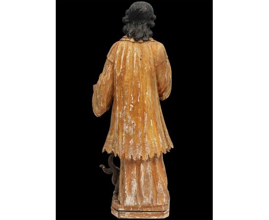 Saint Amable, legno di pioppo policromo, Francia, XVIII secolo