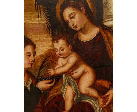 Polidoro de’ Renzi, detto Polidoro da Lanciano (Lanciano, 1515 circa – Venezia, 1565), Sposalizio mistico di Santa Caterina