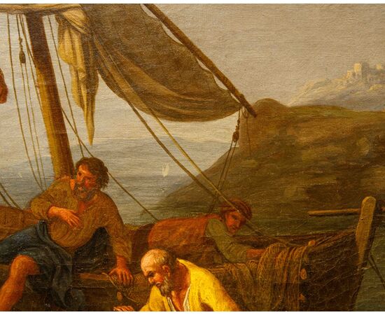 Adrien Manglard (Lione, 1695 – Roma, 1760), La vocazione dei Santi Pietro e Andrea – Cristo e i discepoli sul Lago di Tiberiade