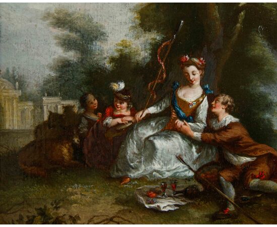 XVIII secolo, Scuola francese, Scene galanti
