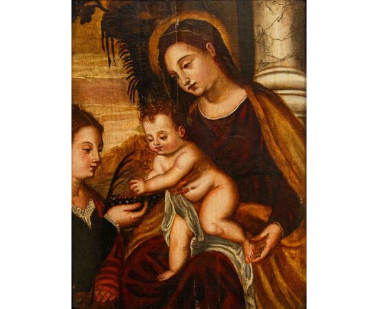Polidoro de’ Renzi, detto Polidoro da Lanciano (Lanciano, 1515 circa – Venezia, 1565), Sposalizio mistico di Santa Caterina