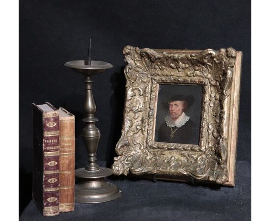 Miniatura su Rame, Ritratto di personaggio, '700