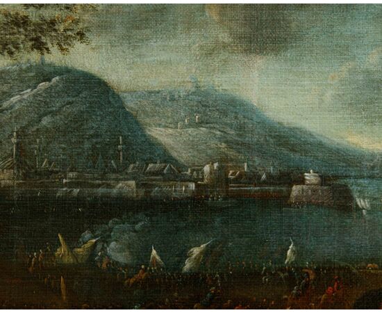Jan Peter van Bredael (Anversa, 1683 - Vienna, 1735), Scontro di cavalleria