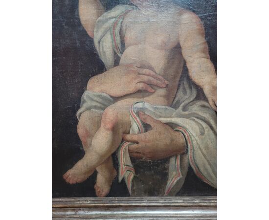 Dipinto Sant 'Antonio da Padova Secolo XVIII Cornice coeva