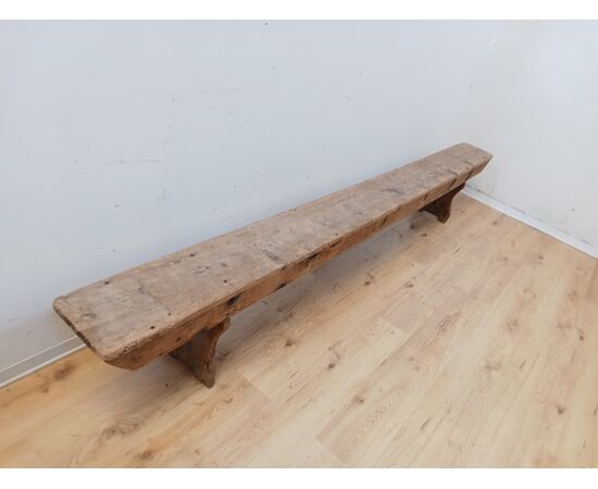 Grande panca rustica 3 mt -in abete-arte povera-fine '800