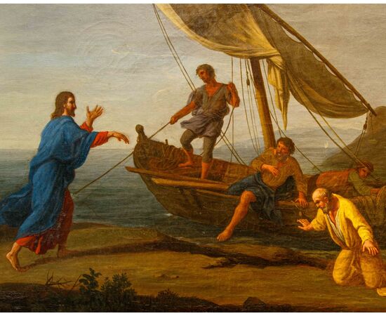 Adrien Manglard (Lione, 1695 – Roma, 1760), La vocazione dei Santi Pietro e Andrea – Cristo e i discepoli sul Lago di Tiberiade