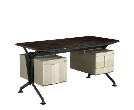 Scrivania 'Arco' di BBPR per Olivetti Anni 60-70