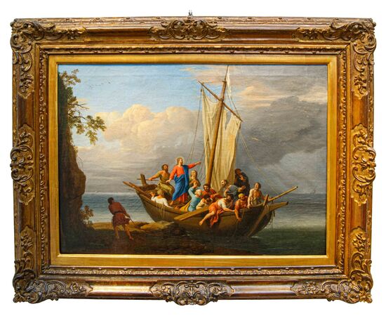 Adrien Manglard (Lione, 1695 – Roma, 1760), La vocazione dei Santi Pietro e Andrea – Cristo e i discepoli sul Lago di Tiberiade