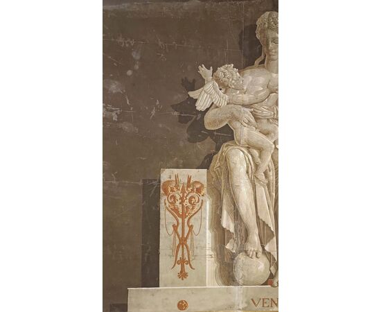 PAPIER PEINT NEOCLASSICO CON VENERE SECONDA META’ XVIII SECOLO 