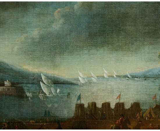 Jan Peter van Bredael (Anversa, 1683 - Vienna, 1735), Scontro di cavalleria