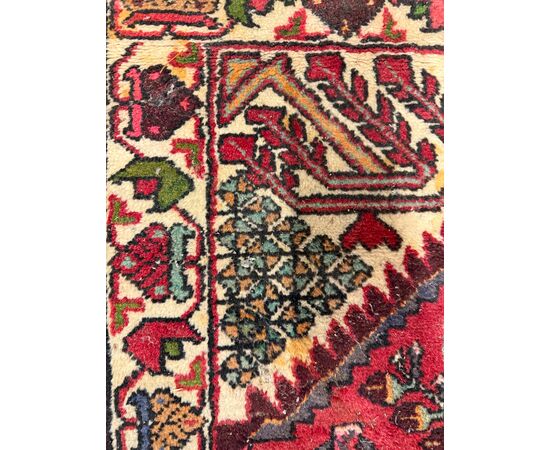 Tappeto persiano Hamedan, vintage, 128x84 cm