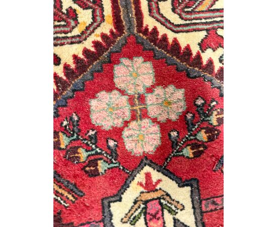 Tappeto persiano Hamedan, vintage, 128x84 cm