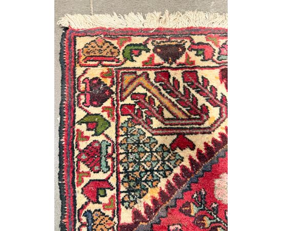 Tappeto persiano Hamedan, vintage, 128x84 cm