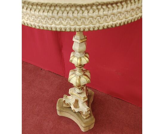 Coppia candelabri laccati