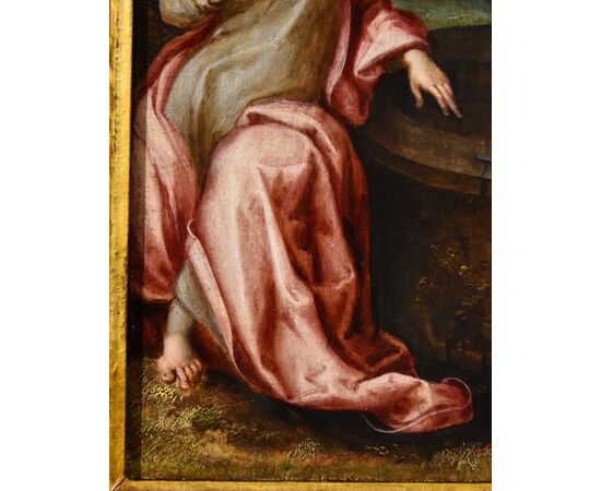 Cristo e la Samaritana, Ludovico Pozzoserrato (Anversa 1550 - Treviso 1605)