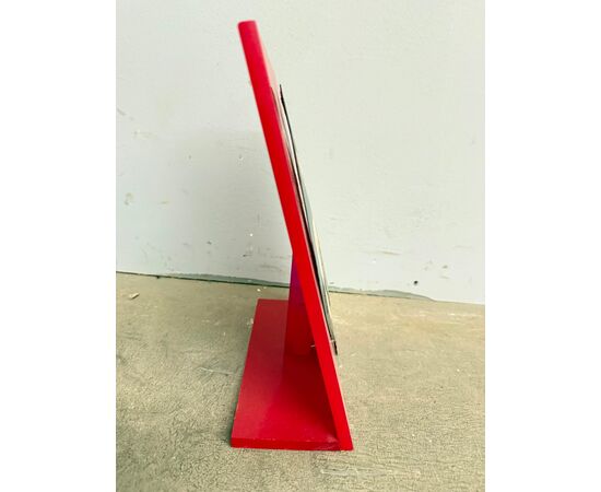 Antica placca metà '800 dipinta smalto Limoges raffigurante Cristo 28x15cm
