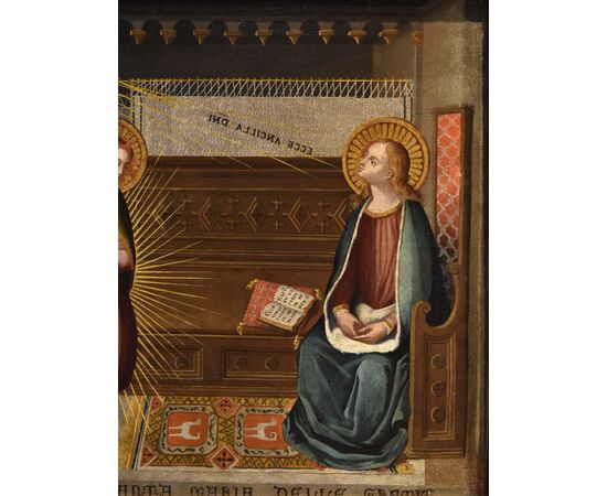 L’Annunciazione, Alessandro Allori (Firenze, 1535 – Firenze, 1607) Seguace di 