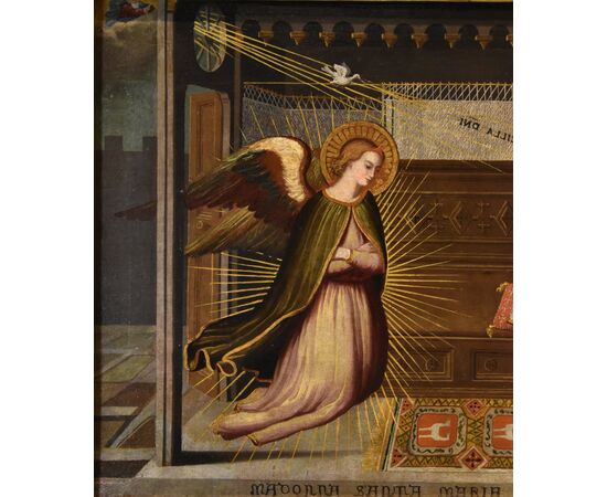 L’Annunciazione, Alessandro Allori (Firenze, 1535 – Firenze, 1607) Seguace di 