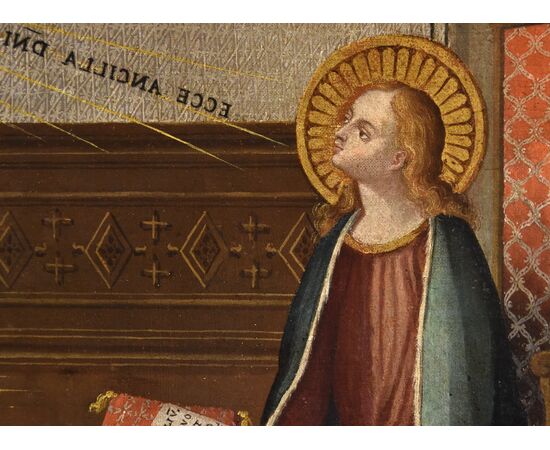L’Annunciazione, Alessandro Allori (Firenze, 1535 – Firenze, 1607) Seguace di 