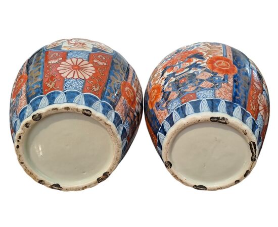 COPPIA DI POTICHES IMARI - GIAPPONE - PERIODO MEIJI