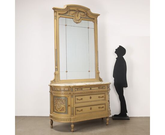 Cassettiera in stile neoclassico piemontese
