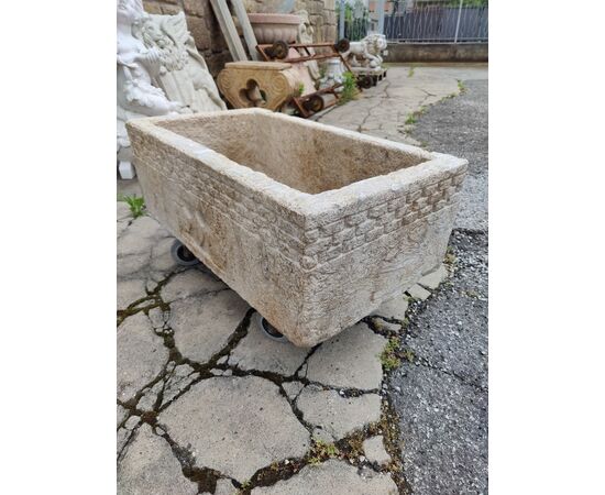 Bellissimo lavandino in pietra - 75 x 43 cm