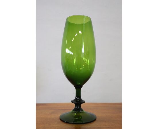 Vaso anni '60 in vetro di Empoli PREZZO TRATTABILE